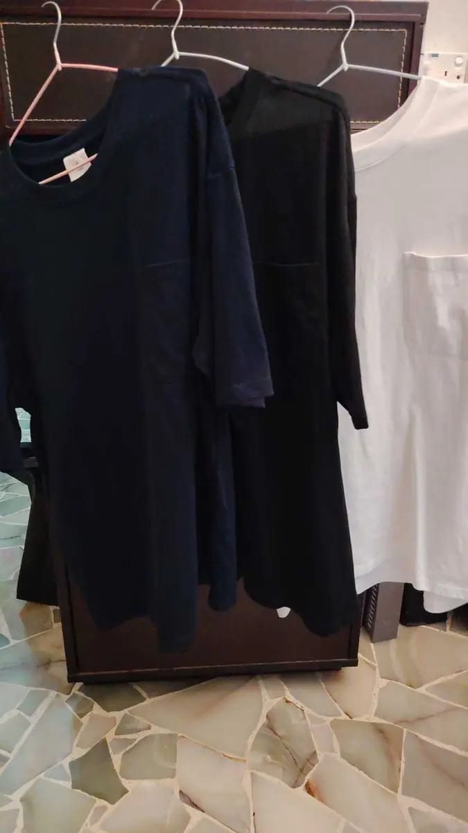 Customer photo review of Pocket Oversized T-shirt 270GSM