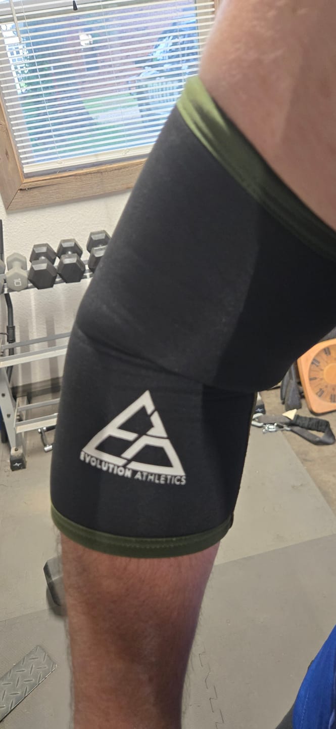 Customer photo review of Evolution Athletics 5mm Elbow Sleeves - ALL SALES FINAL NO RETURNS