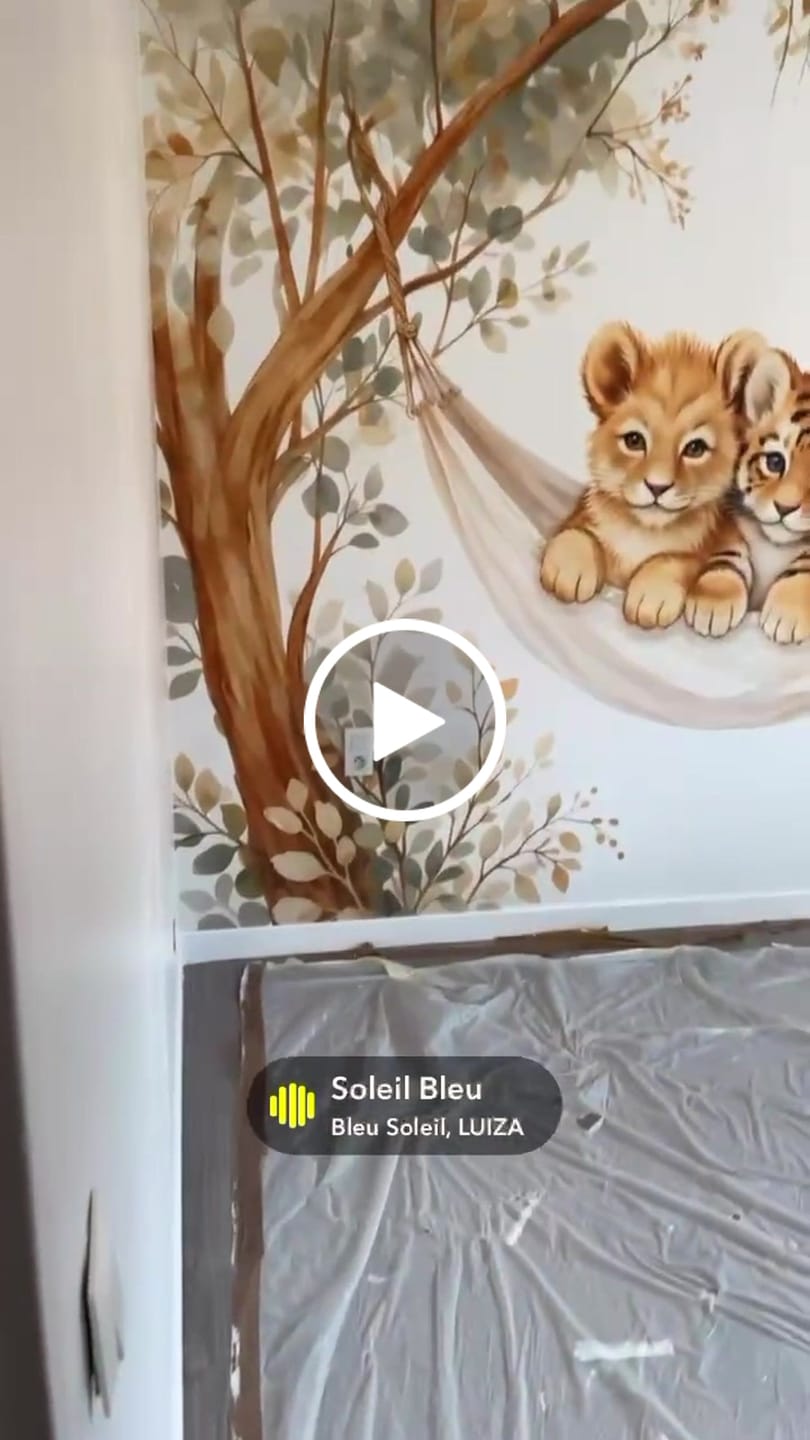 Customer video review of Papier Peint Animaux   Hamac Lion, Tigre, Panda