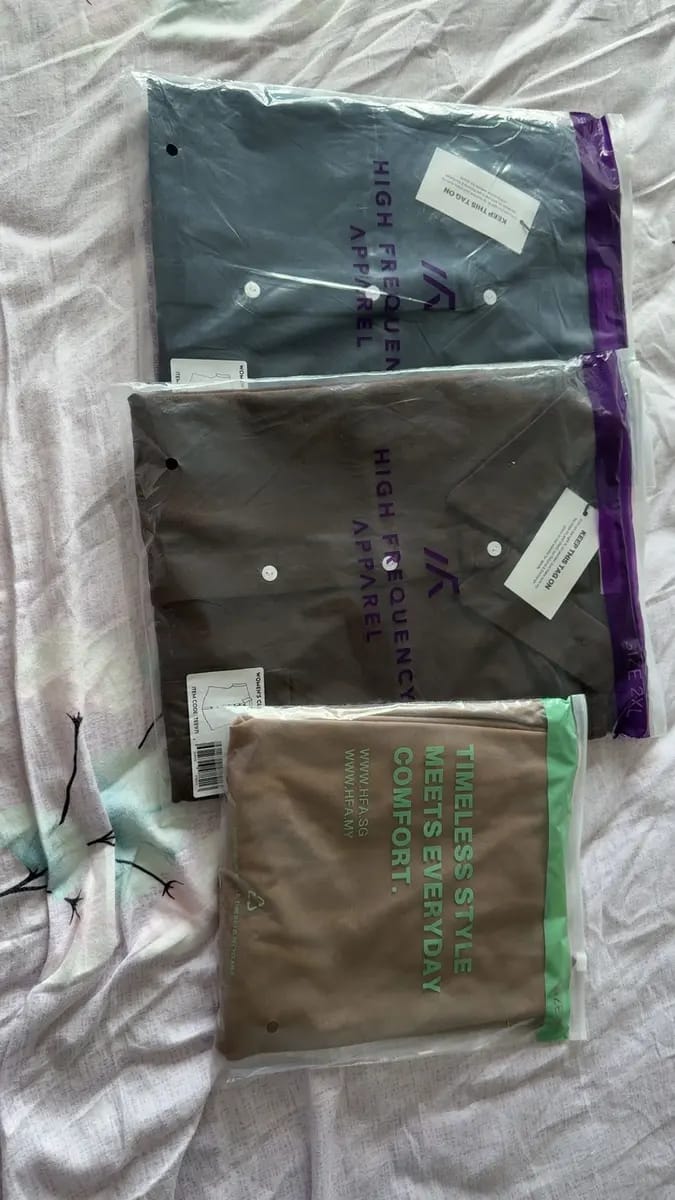 Customer photo review of Unisex Oversized Stretch Cotton Crew Neck T-Shirt