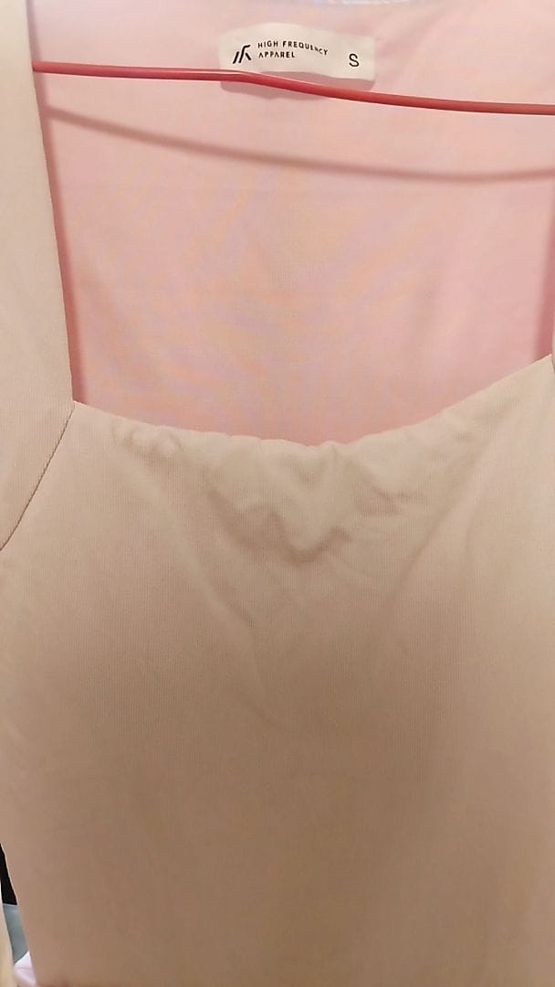 Customer photo review of Square Neck Padded Top