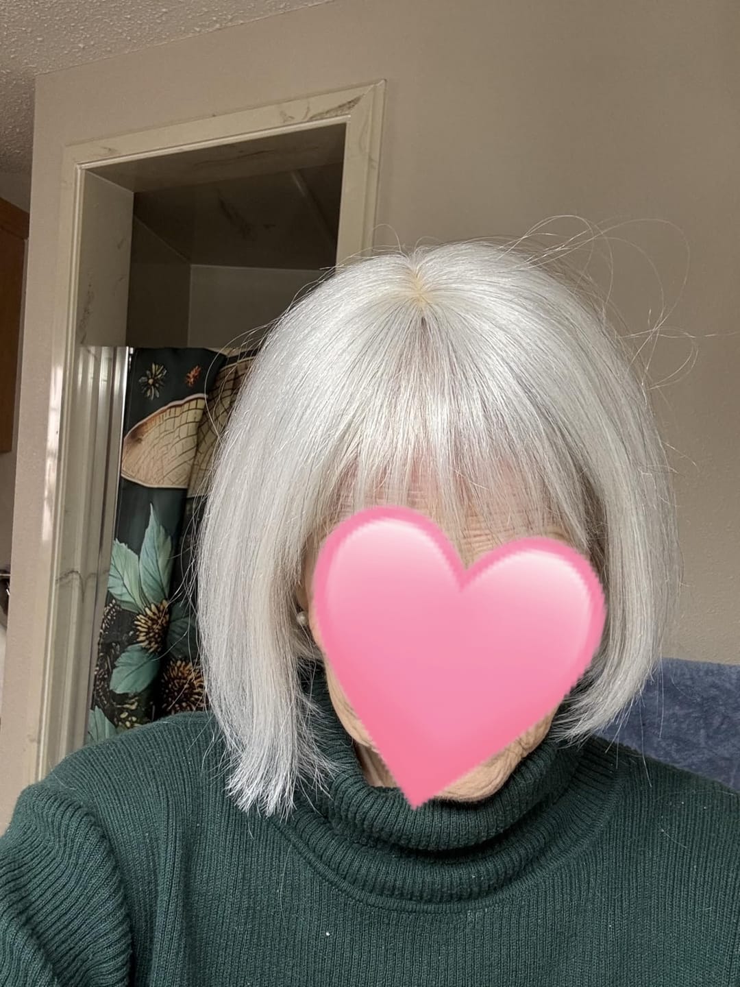 Customer photo review of 2.5"x3.5" Silk Effect 100% Human Hair Topper for Women