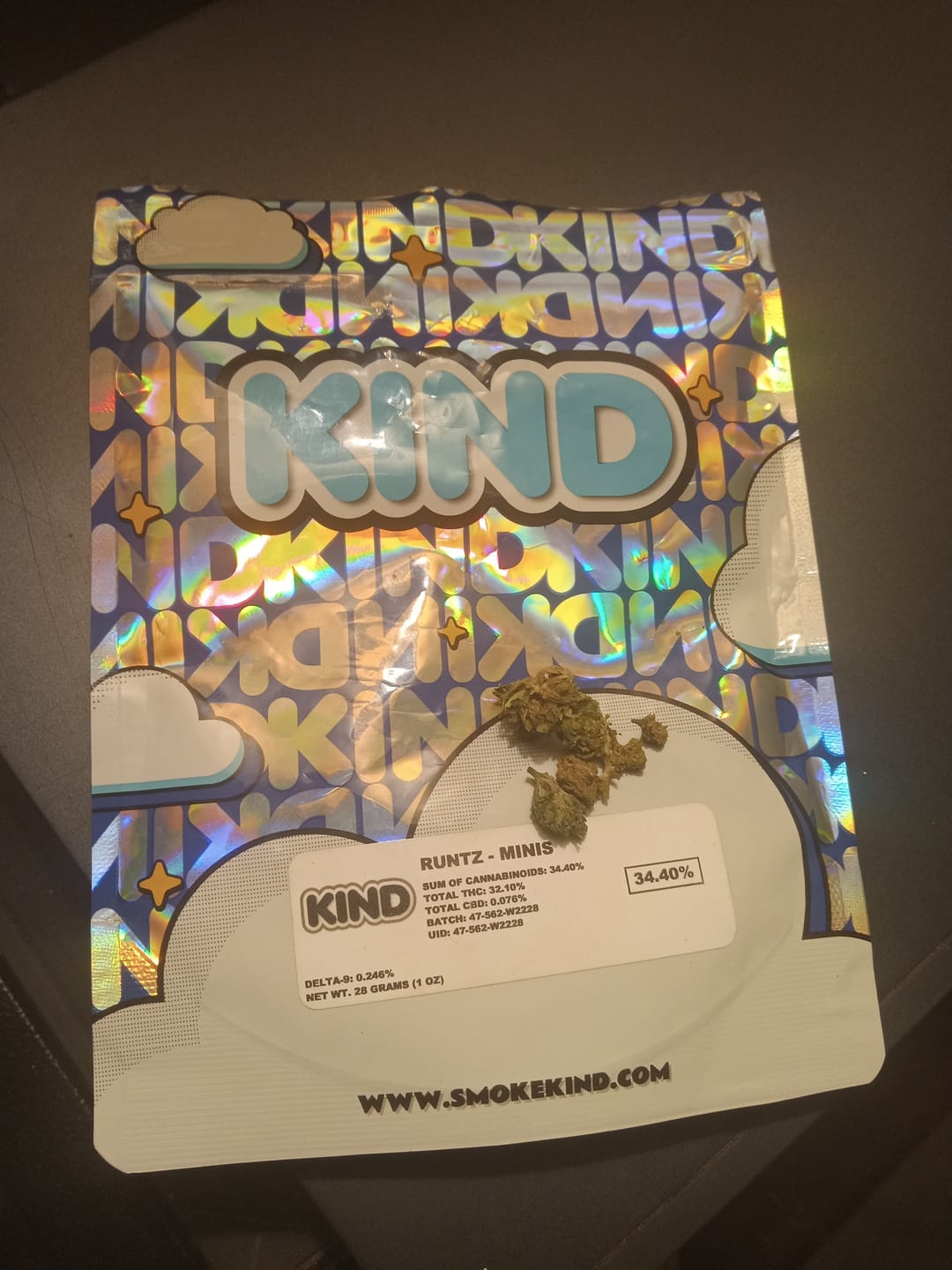 Customer photo review of Runtz - Minis - 28 Grams - Hybrid