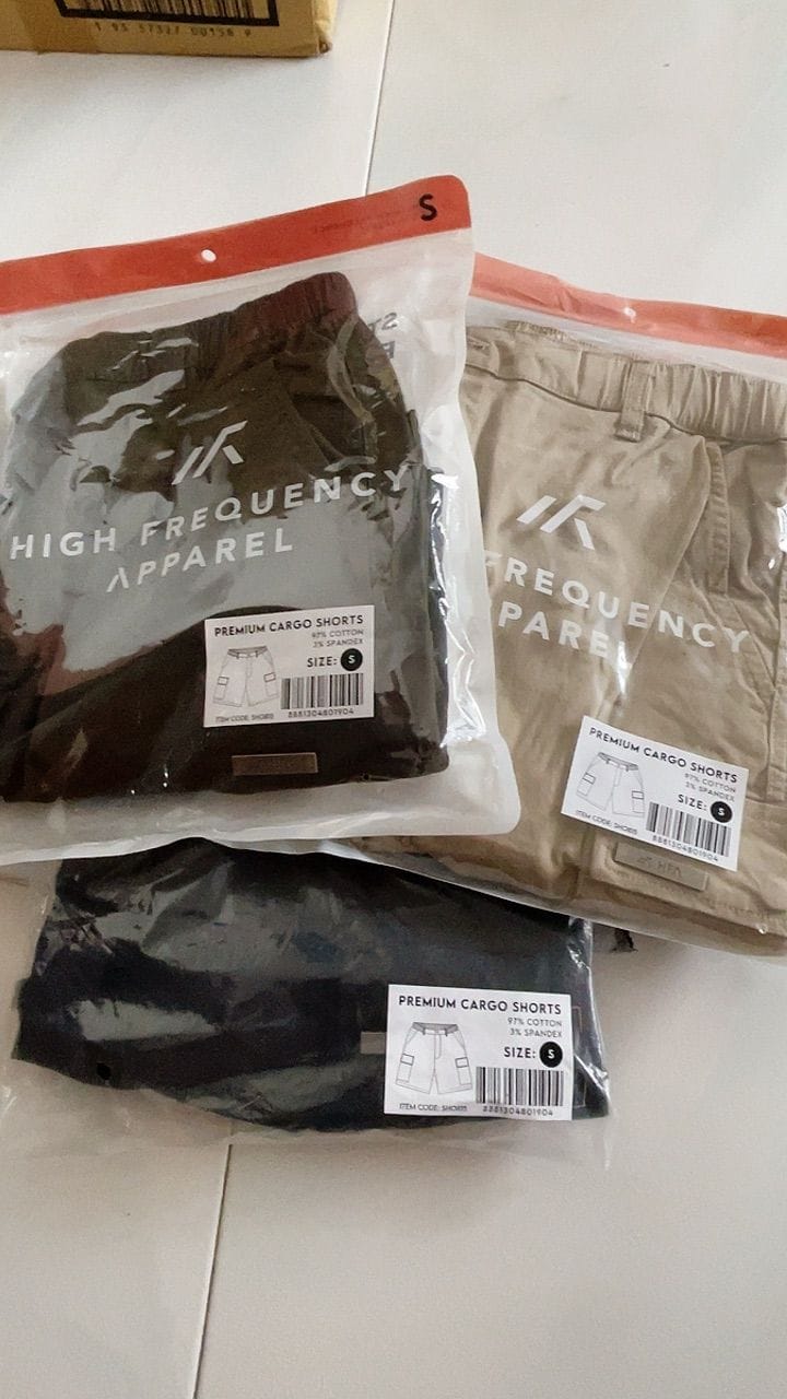 Customer photo review of Utility Cargo Shorts
