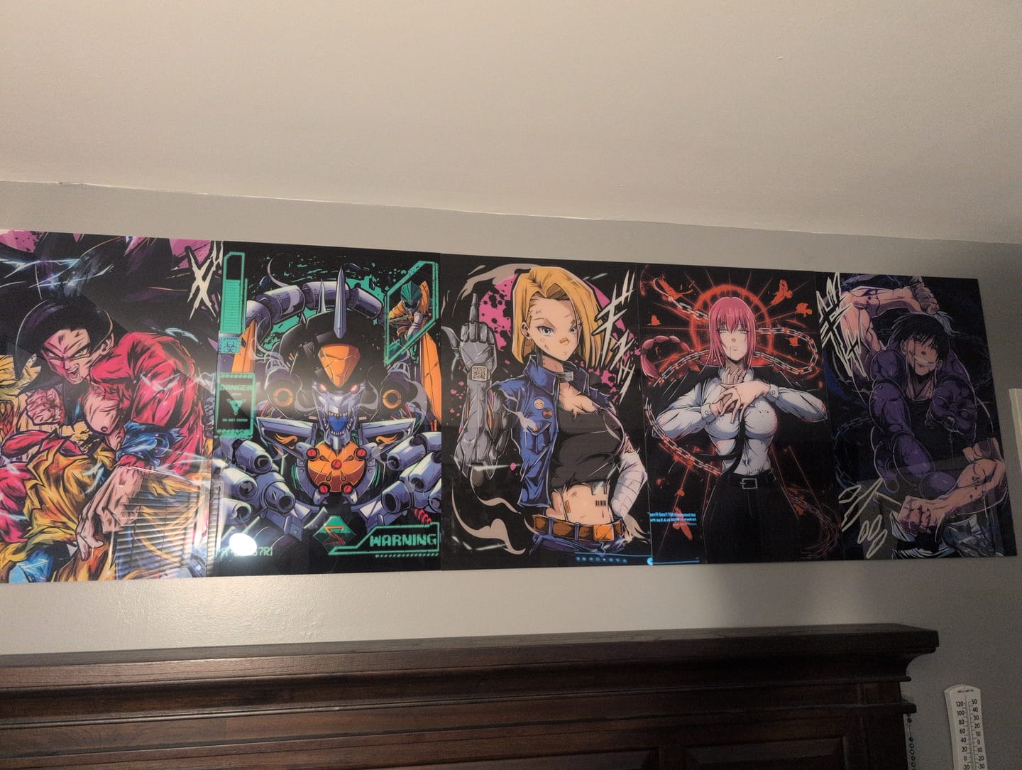 Customer photo review of Raging Mech Suit Plexi Glass Wall Art