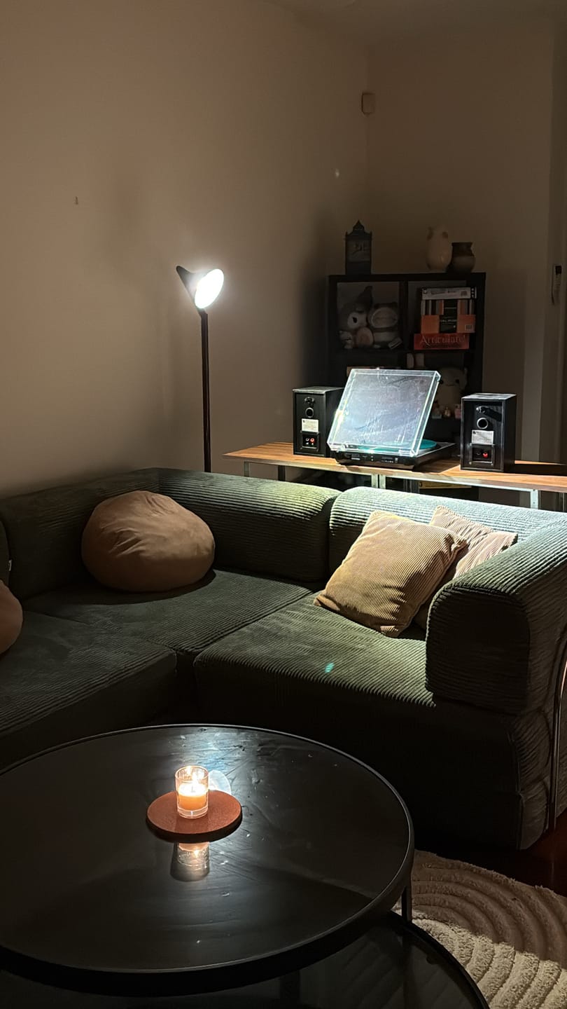 Customer photo review of Nova L-Shaped Sofa-Forest Green