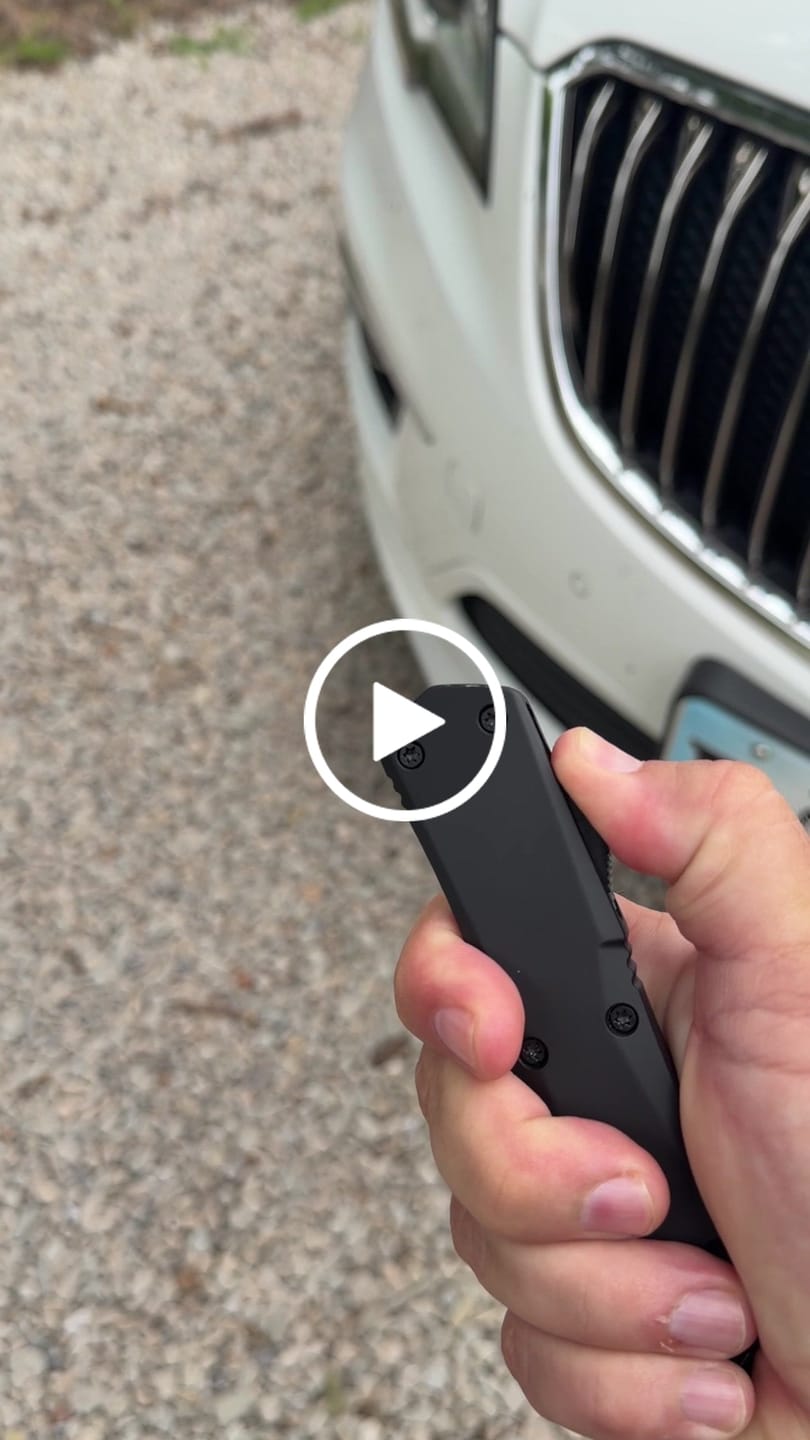 Customer video review of Black Ghost OTF Knife (Multiple Blade Styles Available)