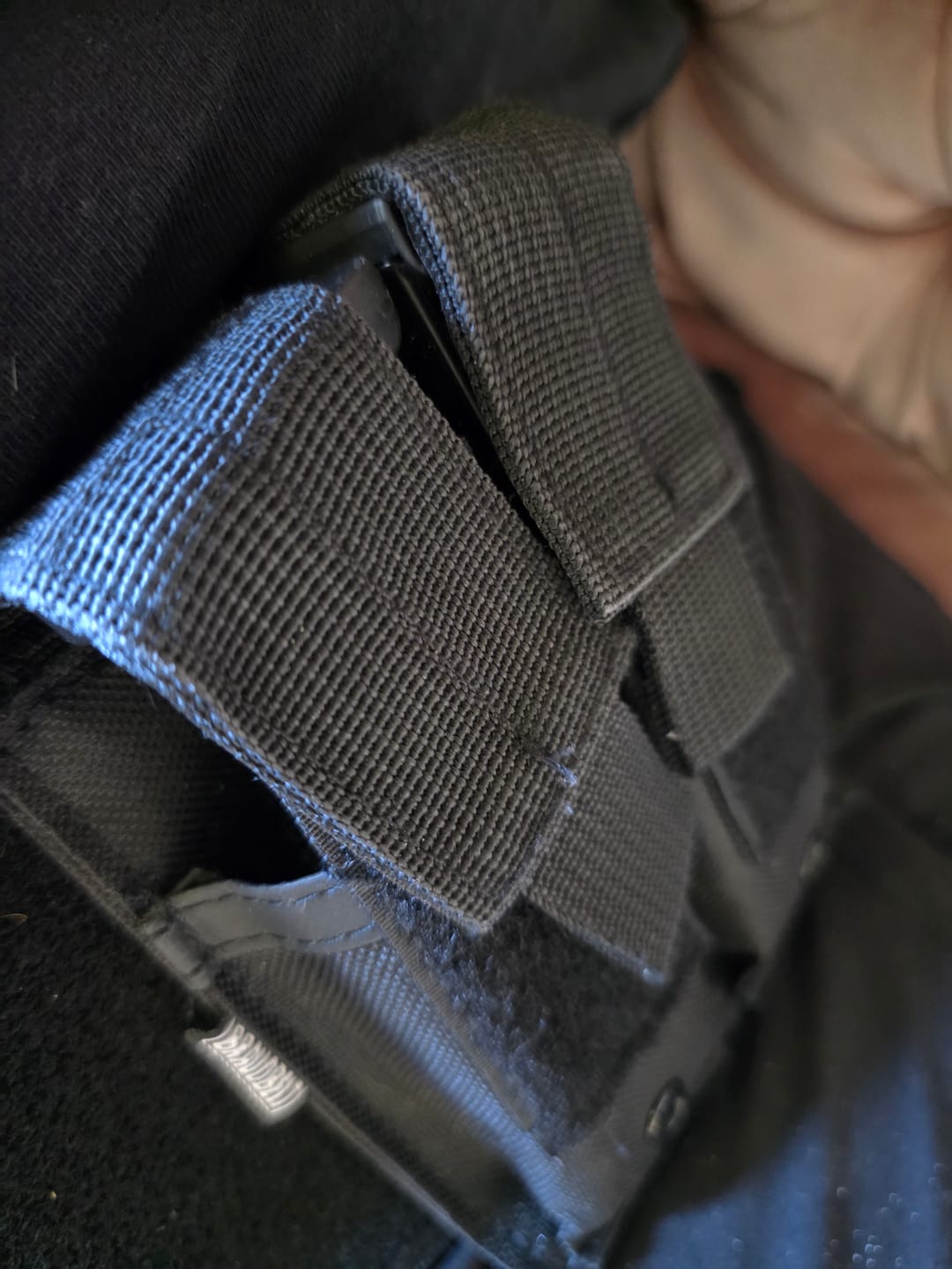 Customer photo review of Dual Mag Carriers with Straps - For Any Belly Band Holster