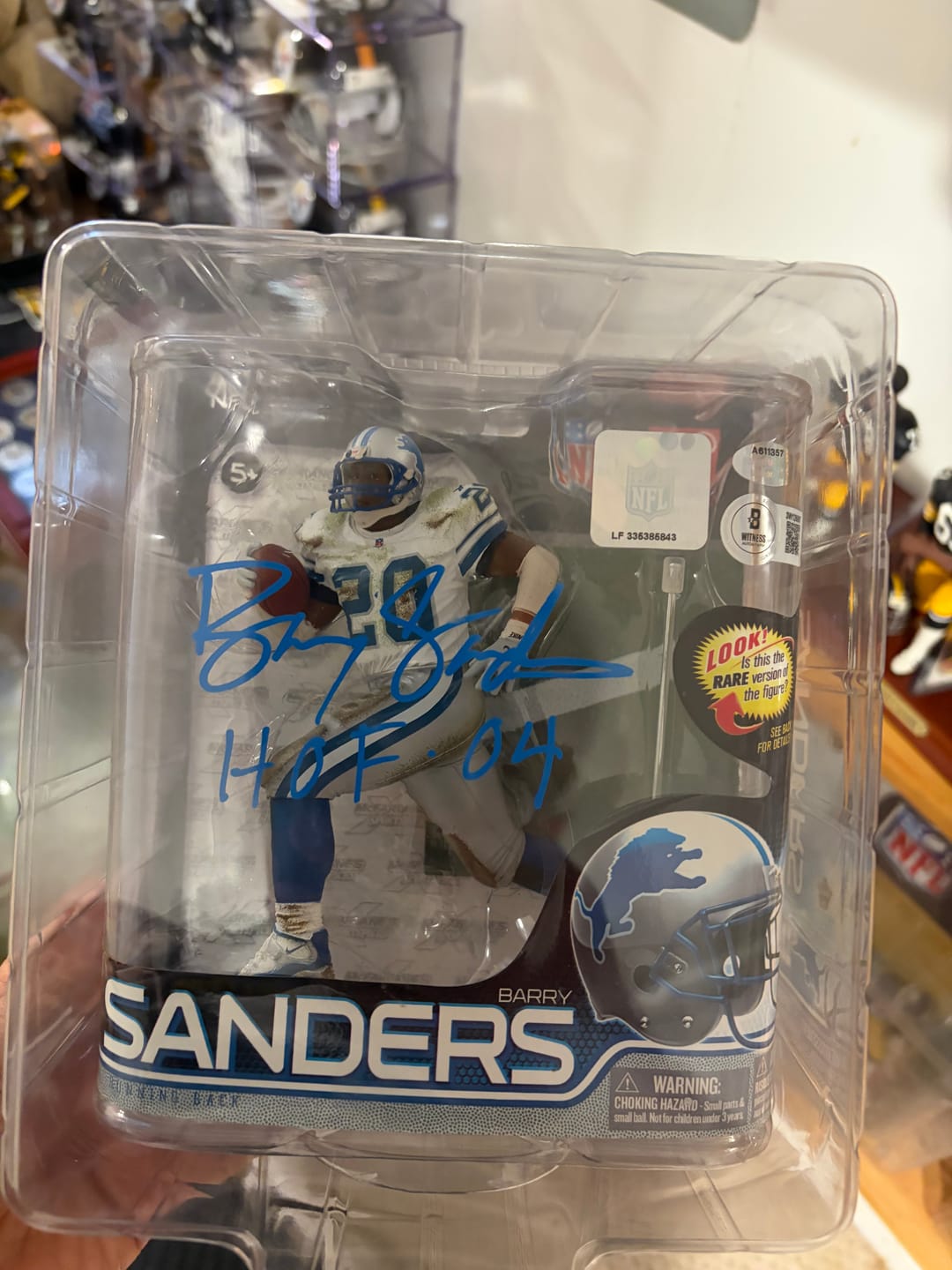 Customer photo review of Barry Sanders Autograph Signing