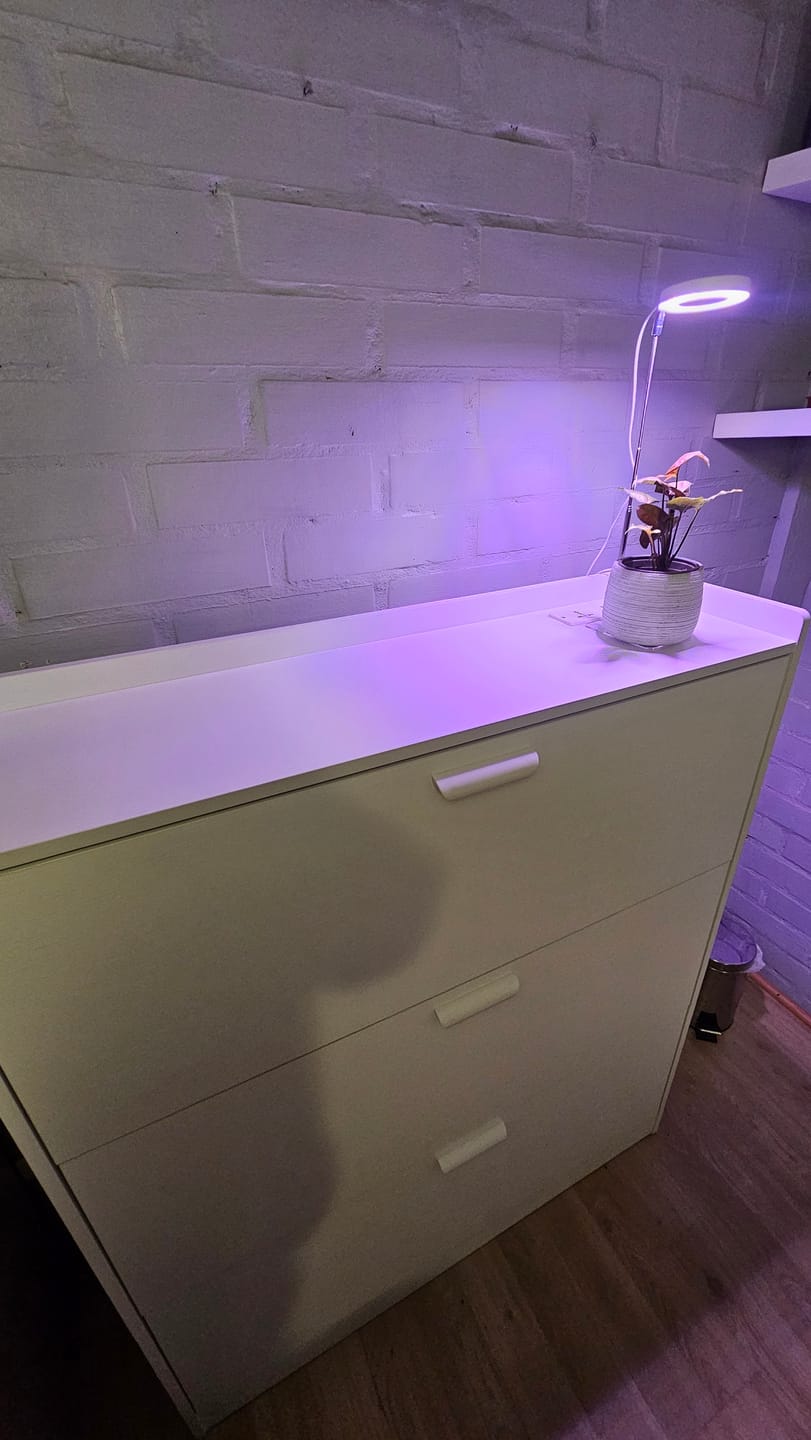 Customer photo review of Mueble Zapatero XXL PRO Organizador de Zapatos con USB y Enchufe