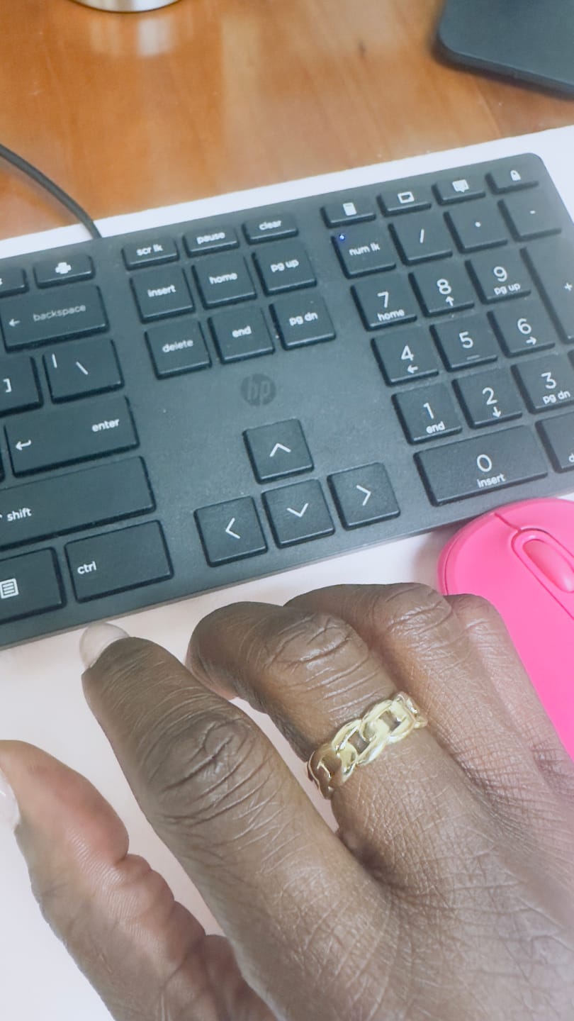 Customer photo review of Cuban Link Ring