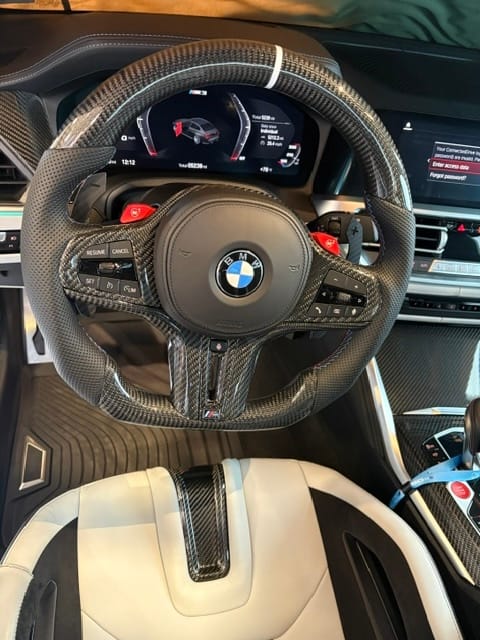 Customer photo review of BMW G-Chassis M Style Customizable Steering Wheel