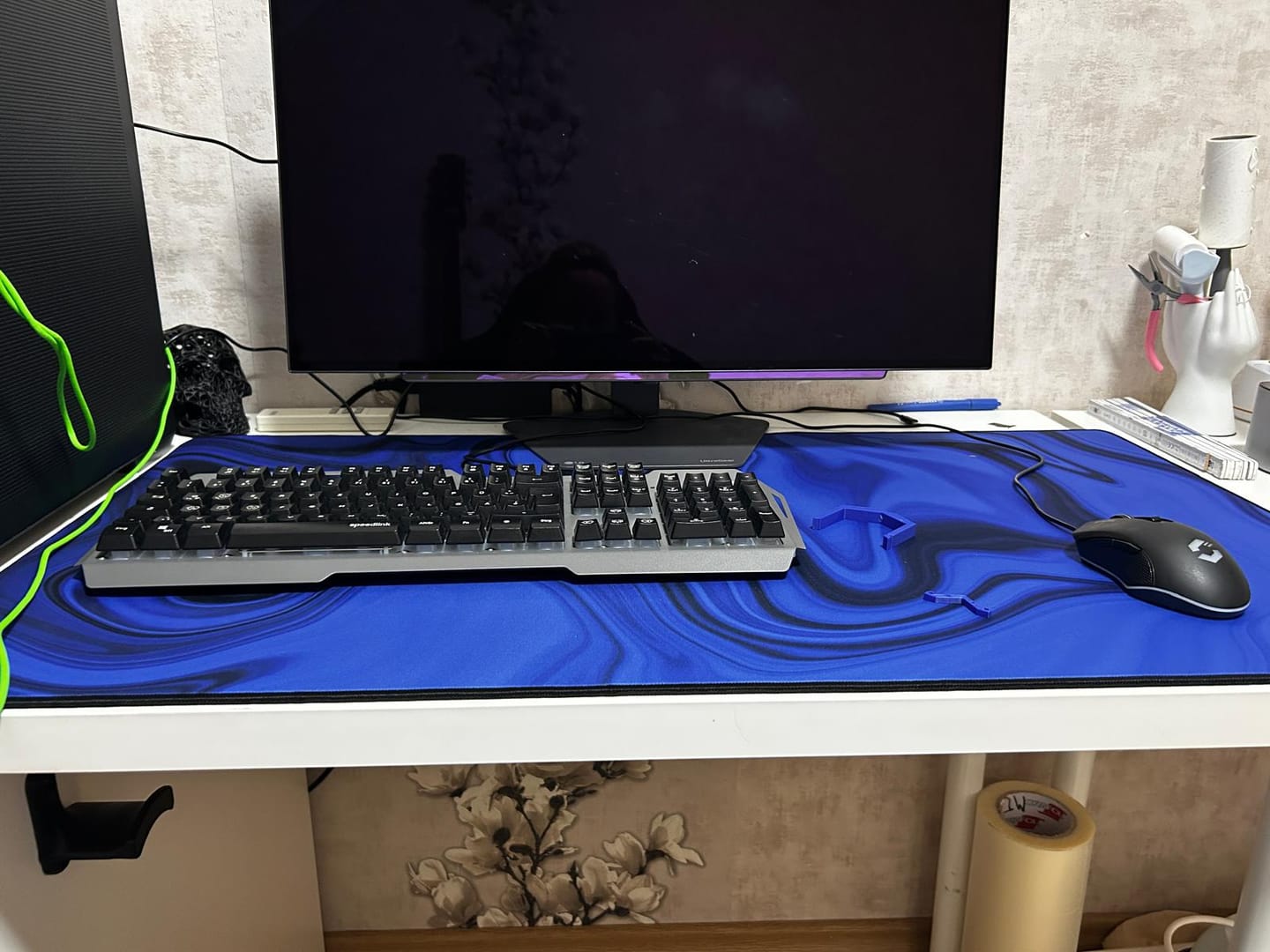 Customer photo review of RZ Mousepad Liquid Blue - Speed