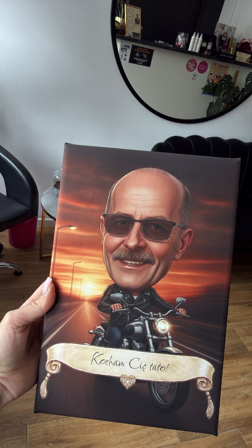 Customer photo review of Tata Władca Szosy - Karykatura ze zdjęcia