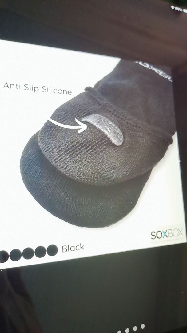 Customer photo review of [5 Pairs] No Show Cotton Socks