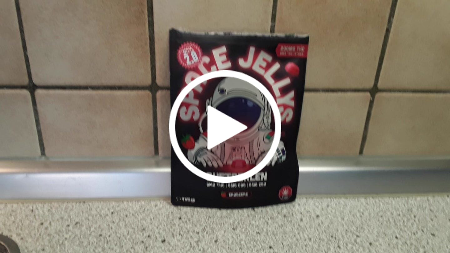Customer video review of THC Spacejellies 2.0 Vollspektrum