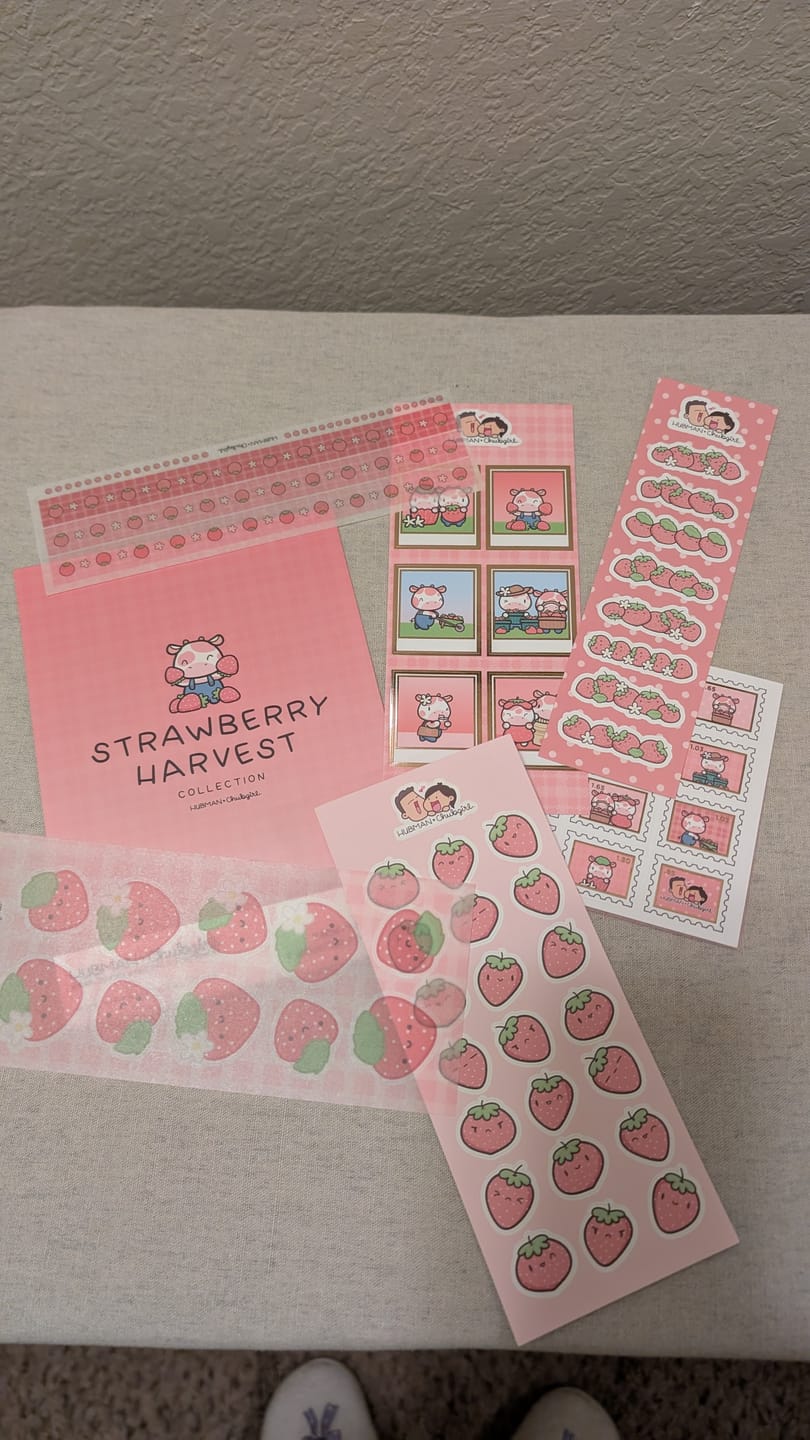 Customer photo review of Strawberry Harvest Variety Sticker Pack