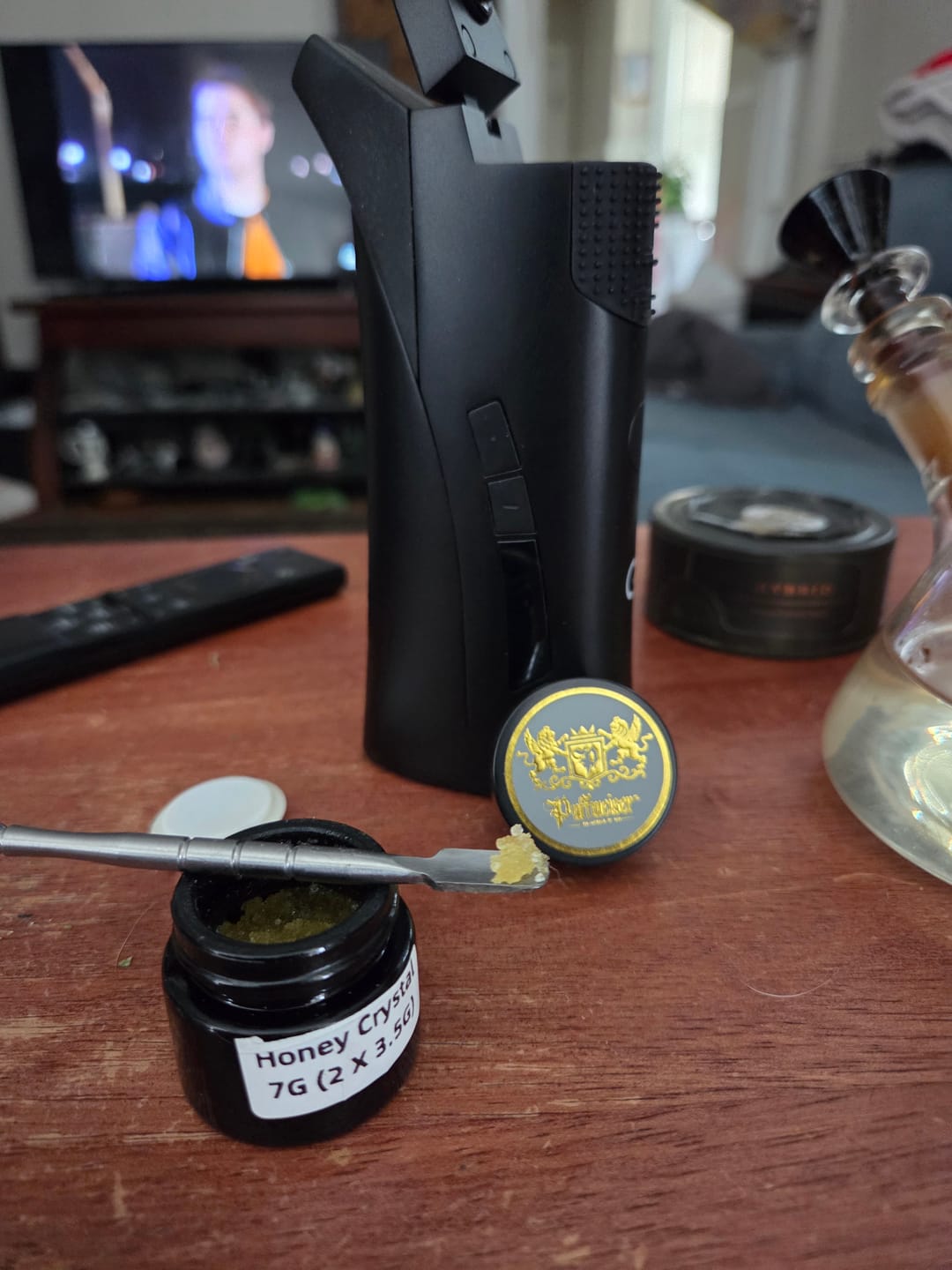 Customer photo review of Legendary Honey Crystal Gorilla Glue 3.5G (BOGO)