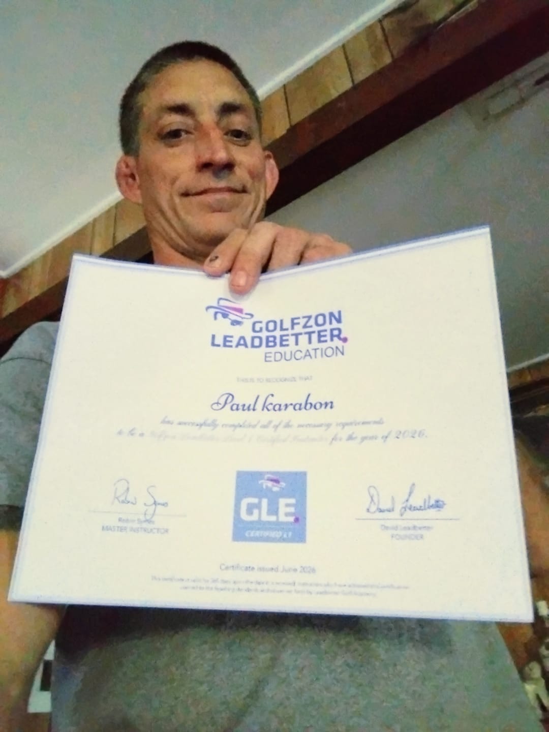 Customer photo review of Level 1 Certification