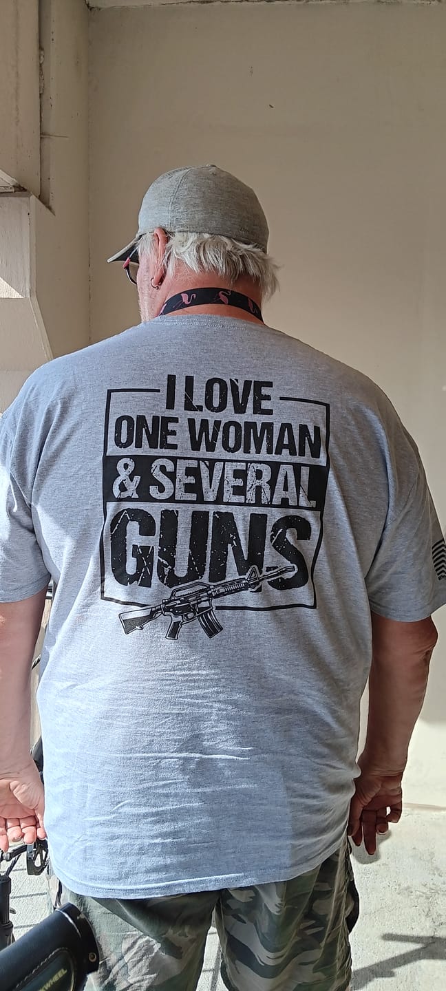 Customer photo review of I Love One Woman & Several Guns