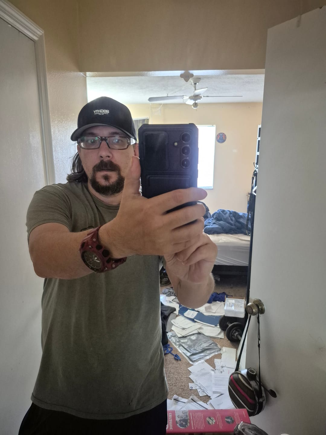 Customer photo review of 80Eighty® Murky Fitted Hat