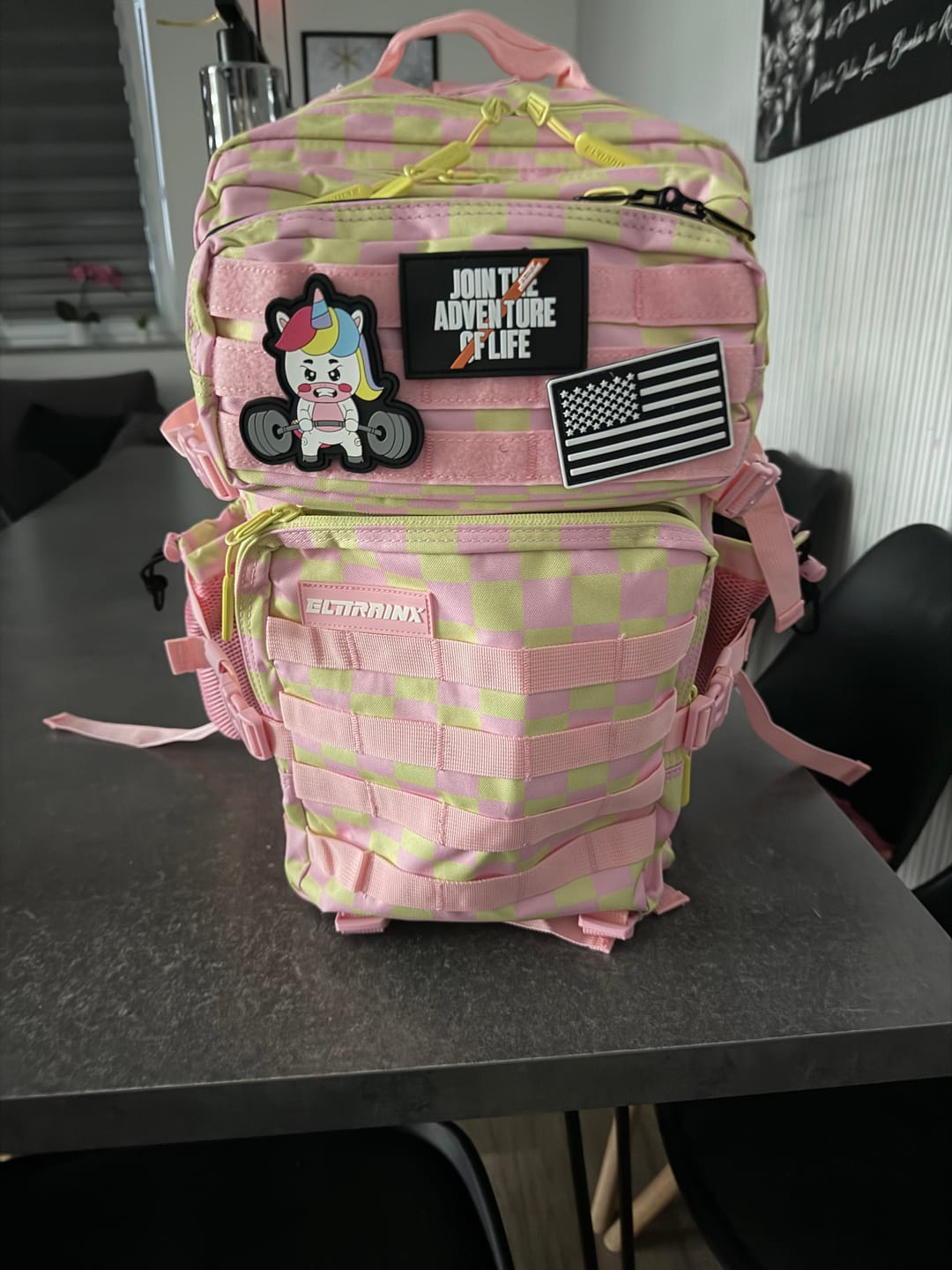Customer photo review of Parche Unicornio Bodybuilder