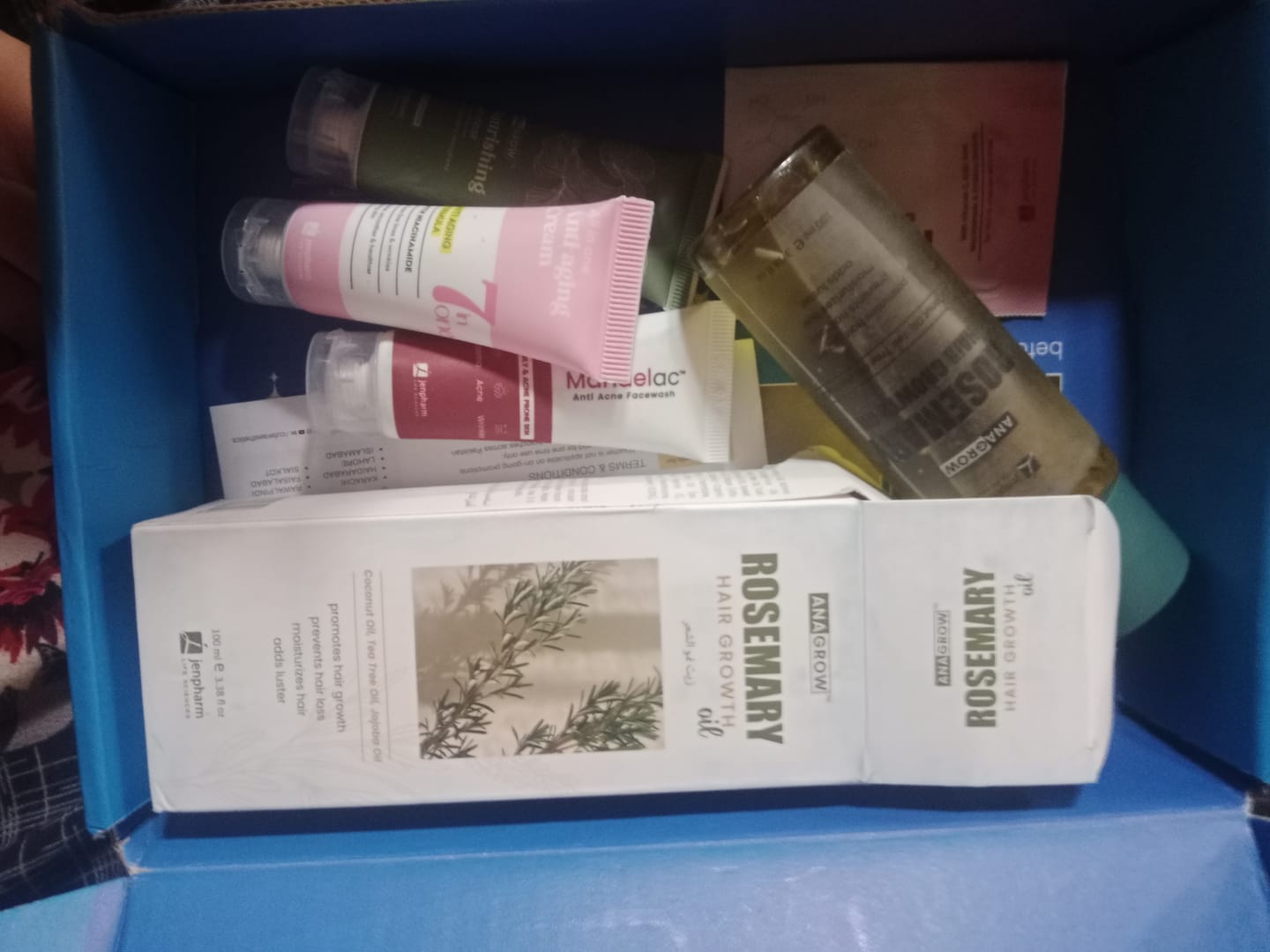 Customer photo review of Anagrow Rosemary Hair Oil