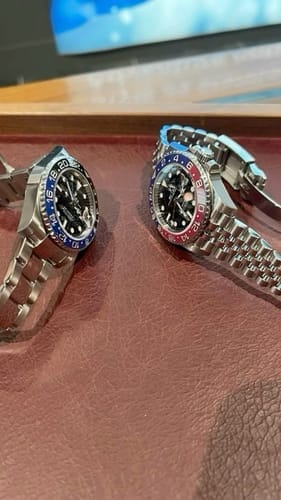 Customer photo review of Seamaster Diver - Black Dial Rubber Strap