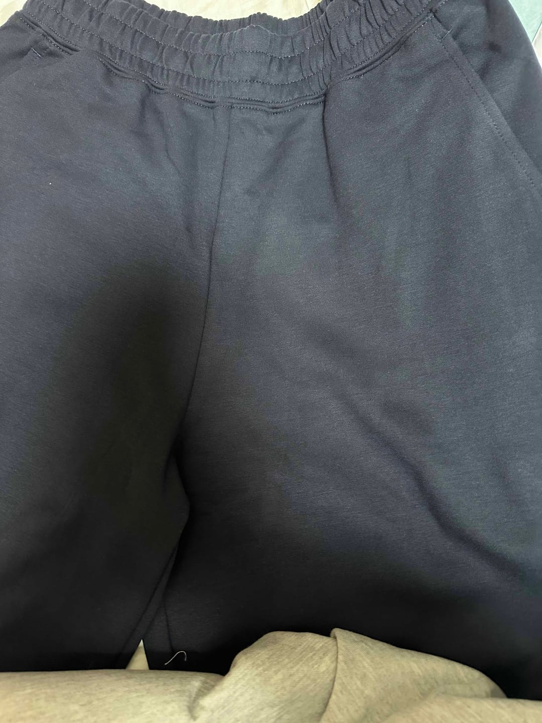 Customer photo review of Unisex Wide Leg Sweatpants With Adjustable Cuffs