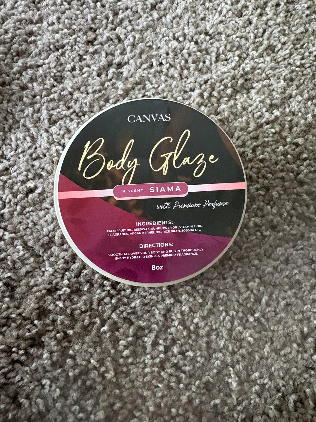 Customer photo review of BODY GLAZE: SIAMA
