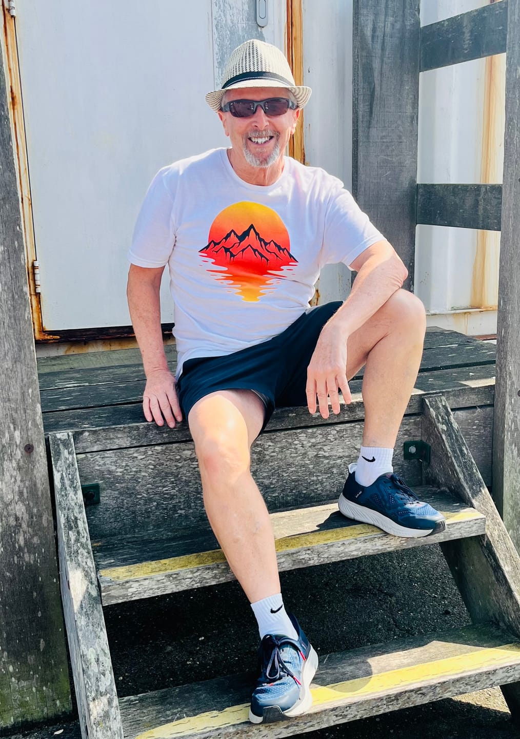 Customer photo review of Mountain Spill T-Shirt