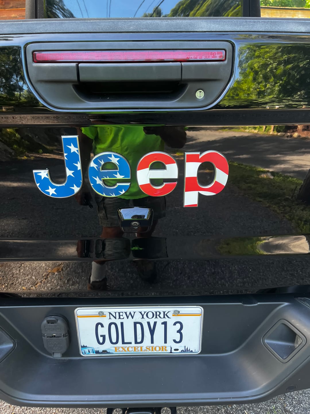 Customer photo review of JEEP Gladiator Emblem Overlay Decal Set | Fits 2020+ Jeep Gladiator