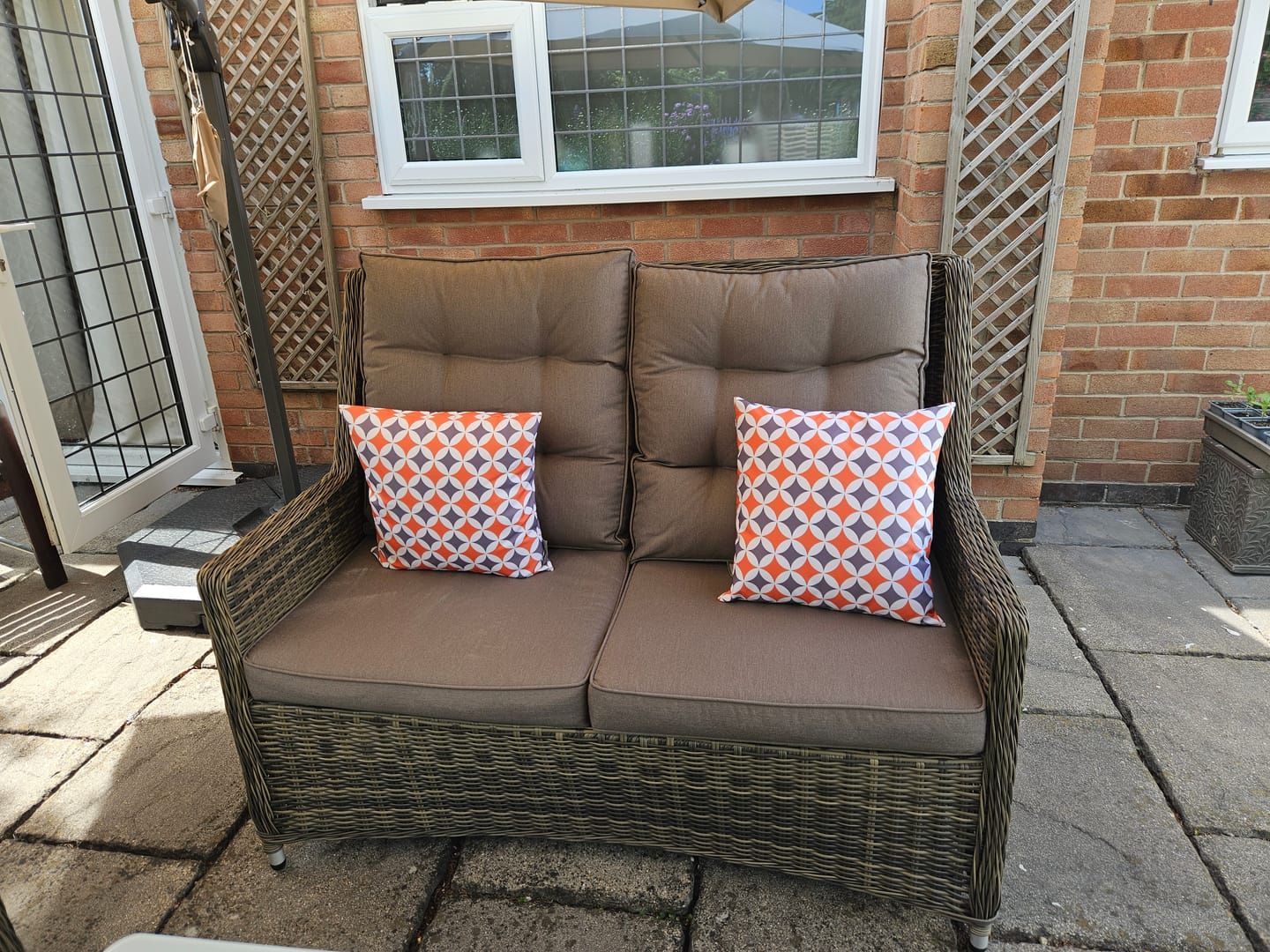 Customer photo review of Outdoor Garden Waterproof Cushion - Bahia