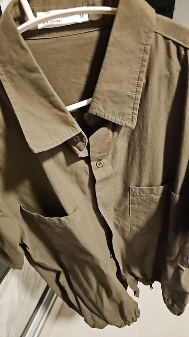 Customer photo review of Oversized Short Sleeve Shirt with Spring Clasp