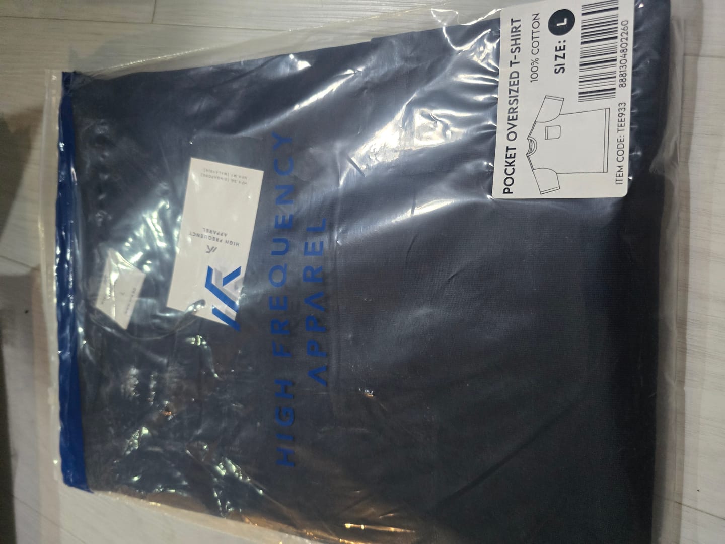 Customer photo review of Pocket Oversized T-shirt 270GSM
