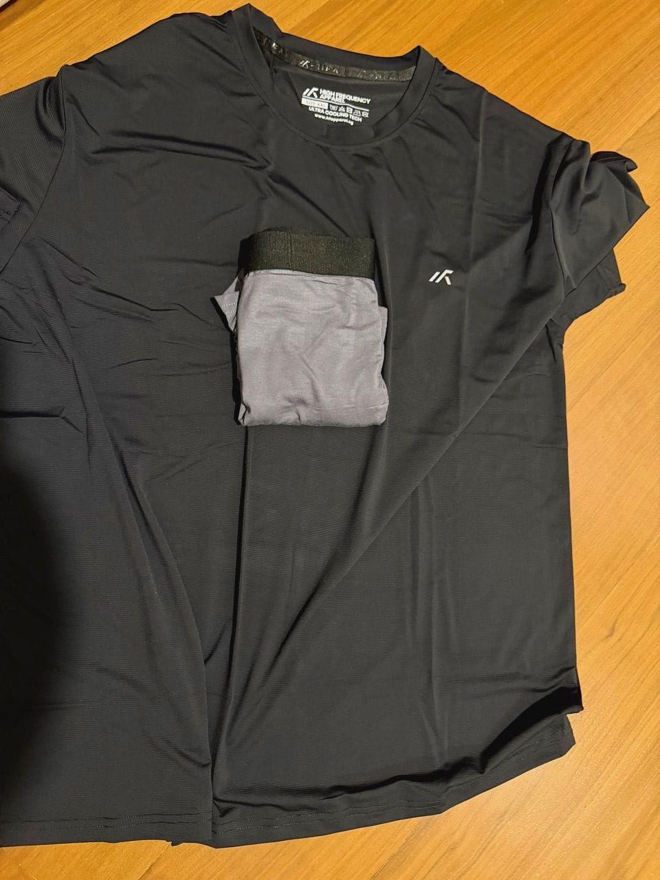 Customer photo review of Lux Cooling Dri-Fit Crew Neck Short Sleeve T-Shirt