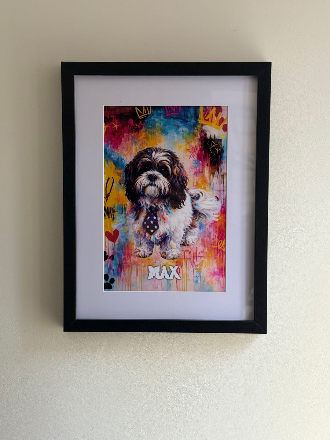 Customer photo review of Graffiti - Gepersonaliseerde Poster