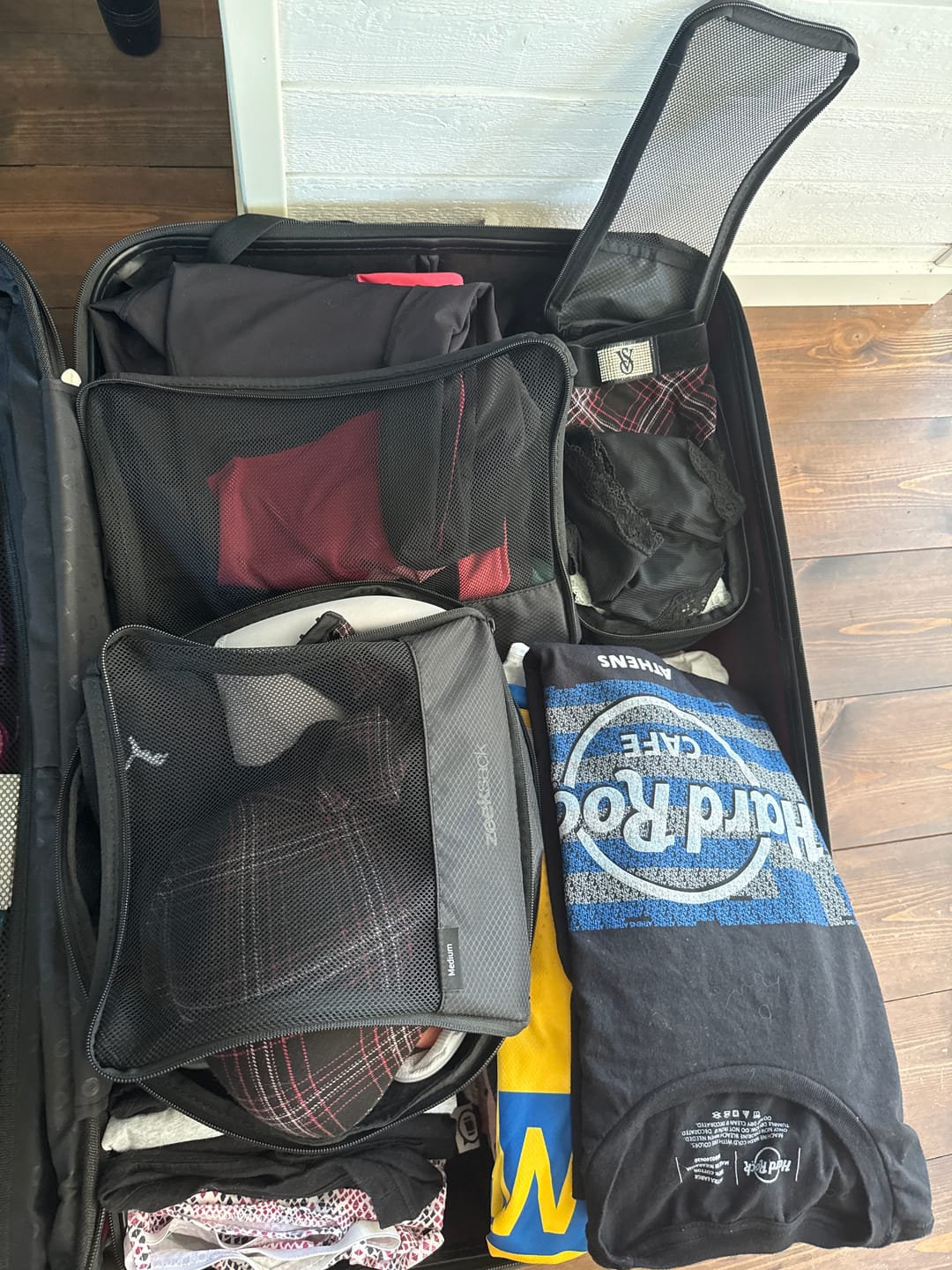 Customer photo review of Expandable Packing Cubes