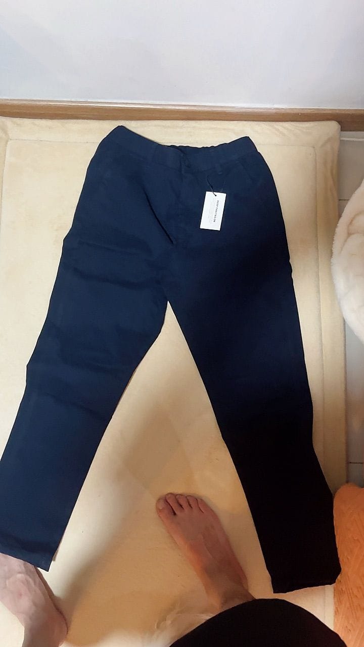 Customer photo review of Slim Fit Chino Pants