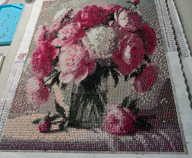 Customer photo review of Custom Diamond Painting Kits