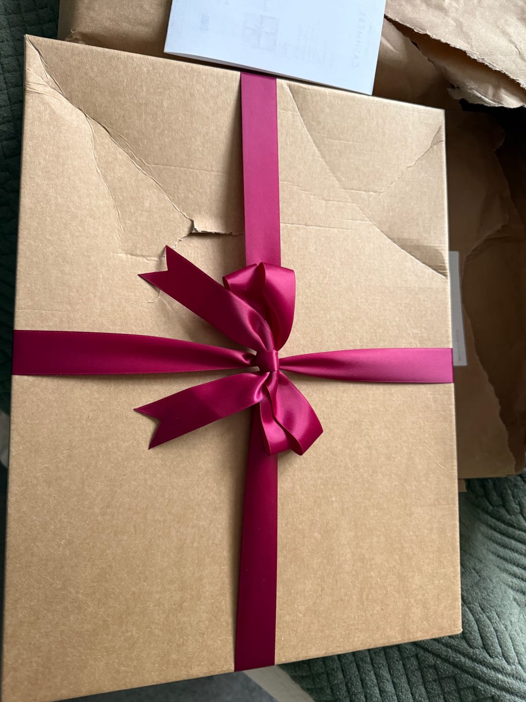 Customer photo review of Boxed Gift Wrapping