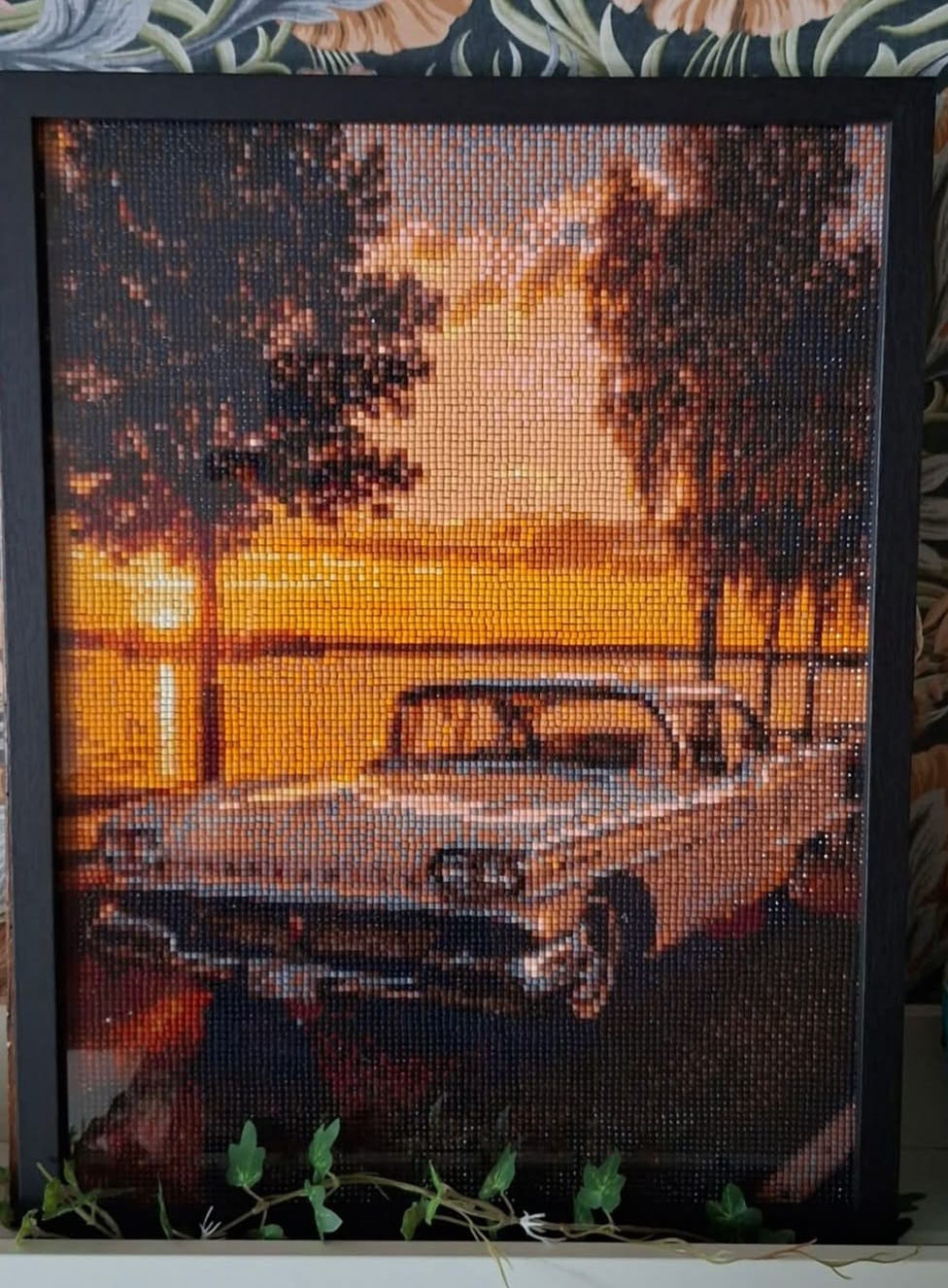 Customer photo review of Eget Foto Diamond Painting
