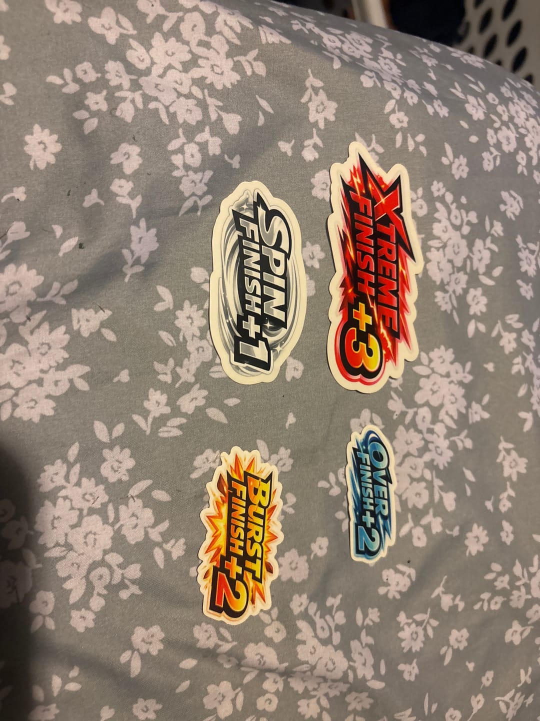 Customer photo review of Stadium Stickers - Beyblade X Point System