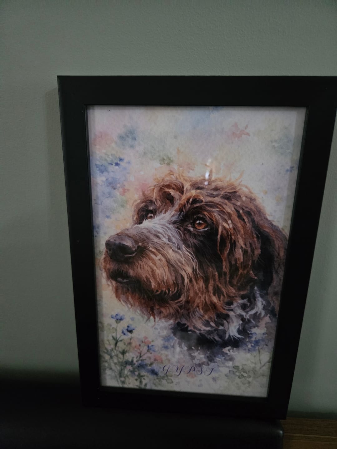 Customer photo review of Aquarelle - Poster personnalisé