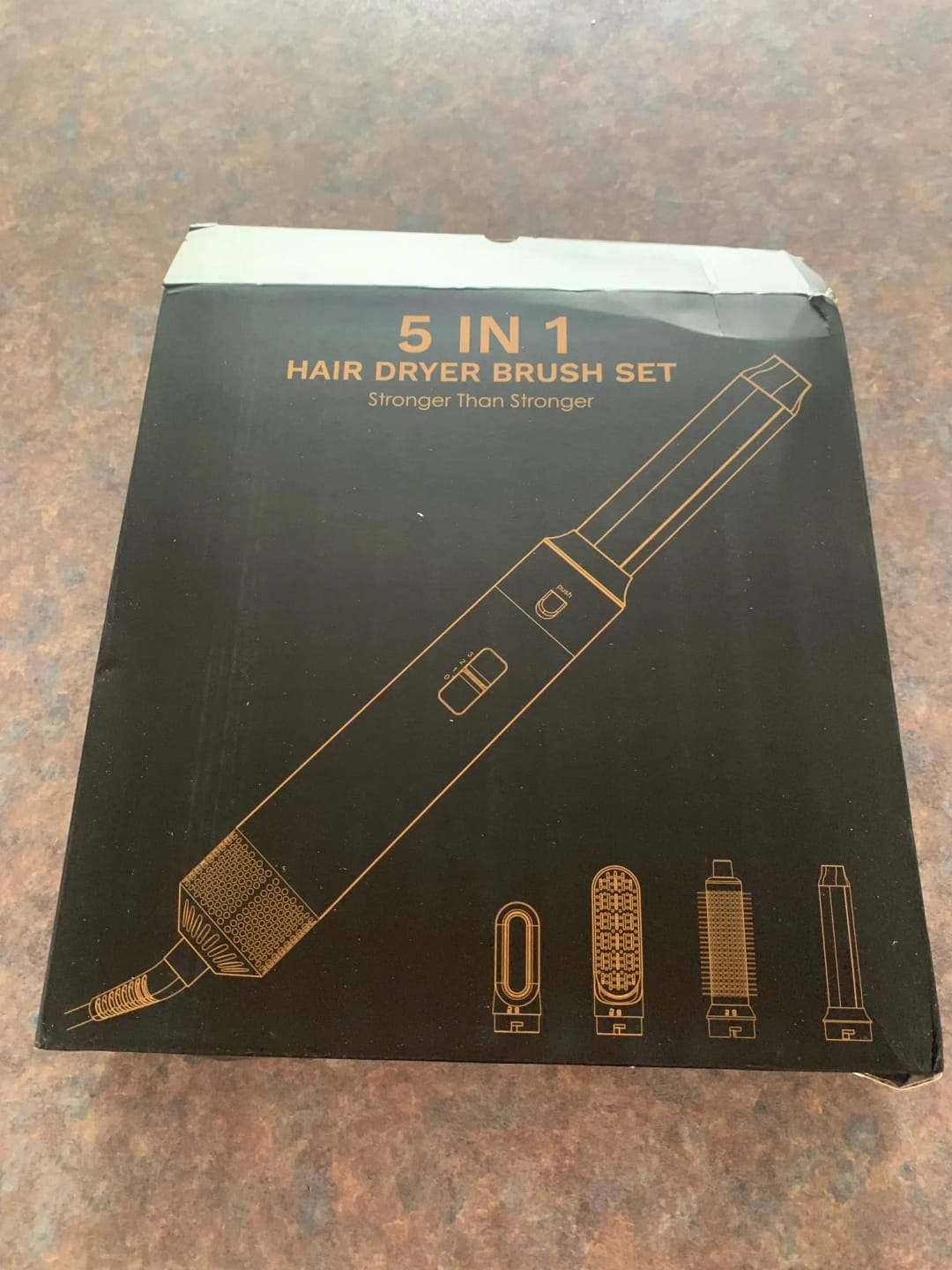 Customer photo review of 5 in 1 Hair Dryer Brush Set