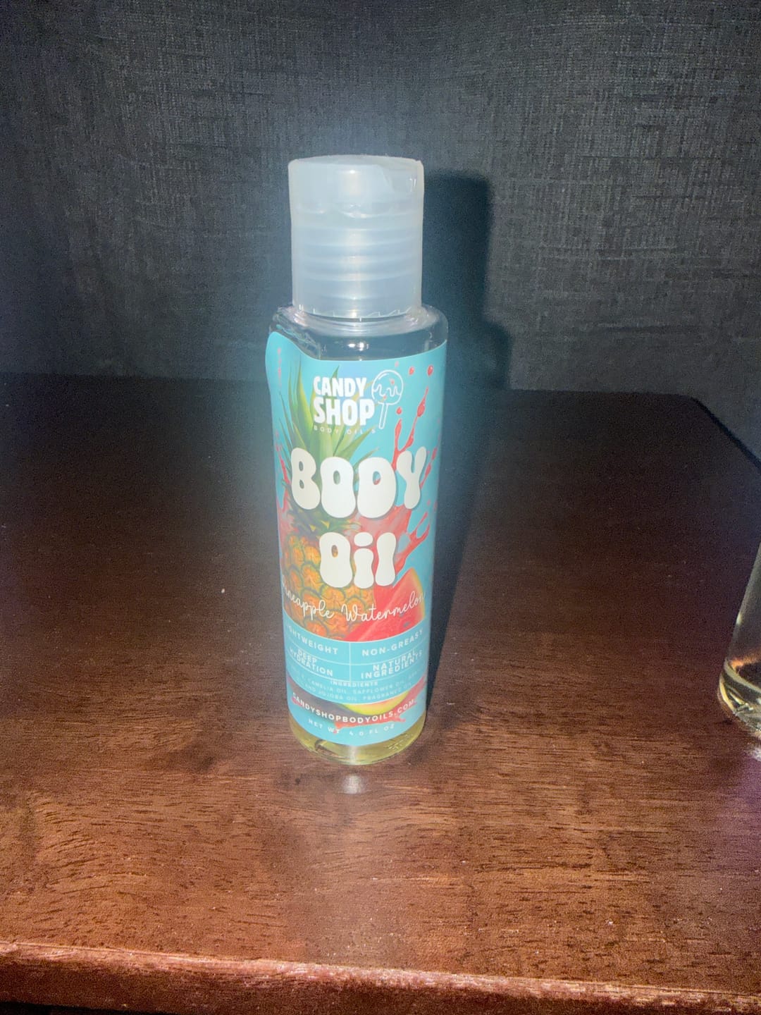 Customer photo review of Pineapple Watermelon Body Oil