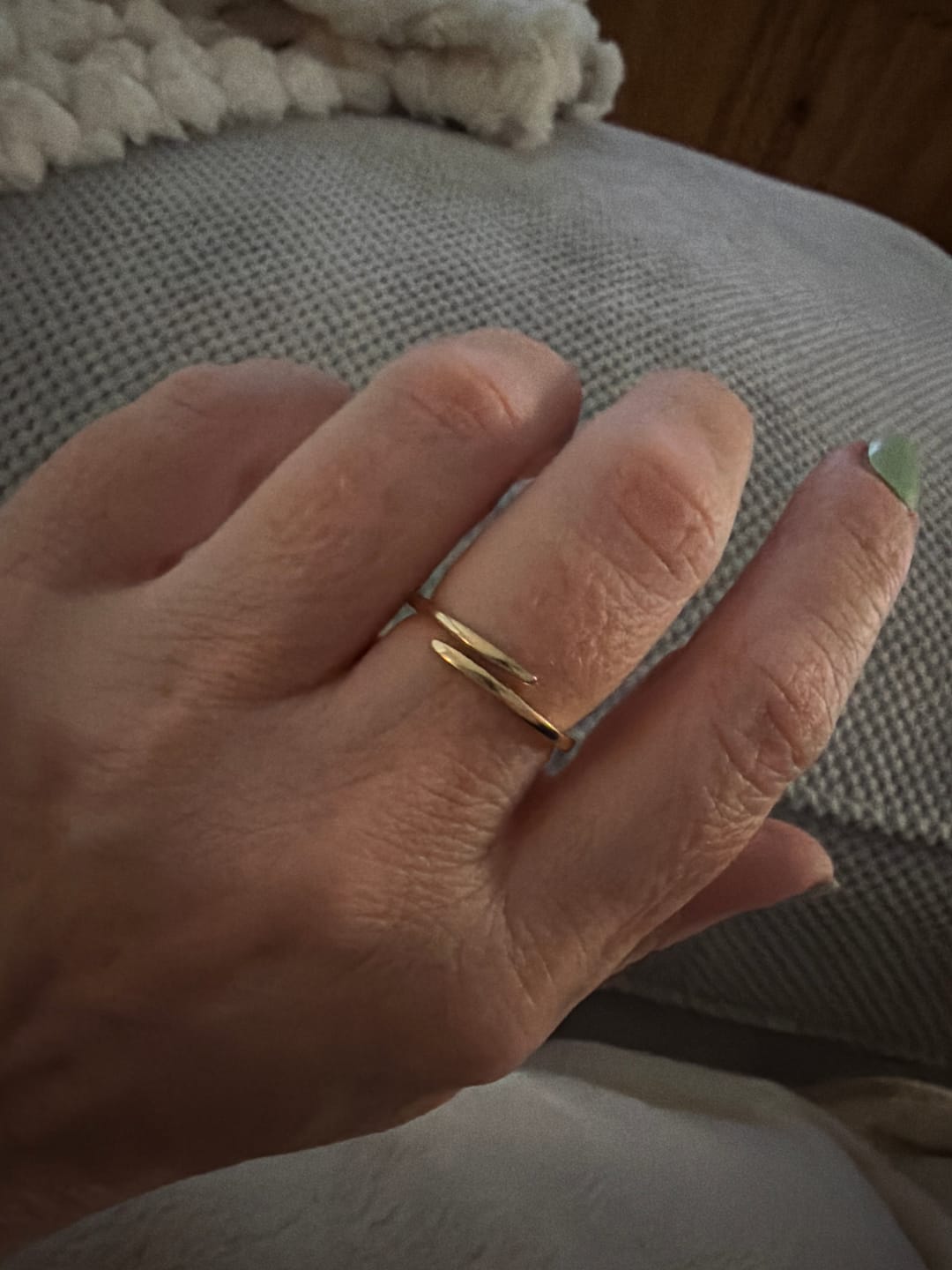 Customer photo review of Classic Claw Ring