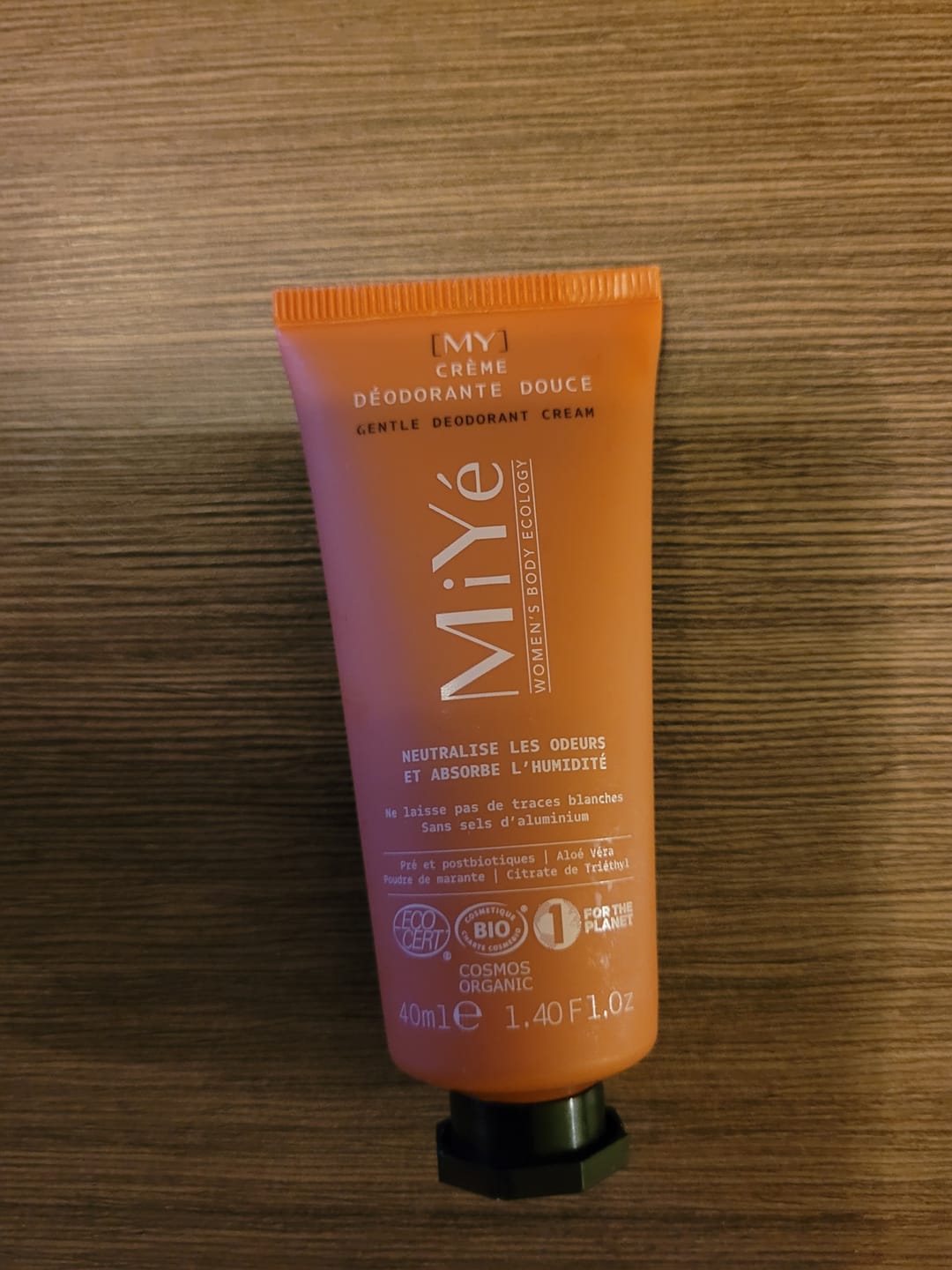 Customer photo review of MiYé - Gentle Deodorant Cream, švelnus kreminis dezodorantas be aliuminio druskų ir alkoholio, 40 ml