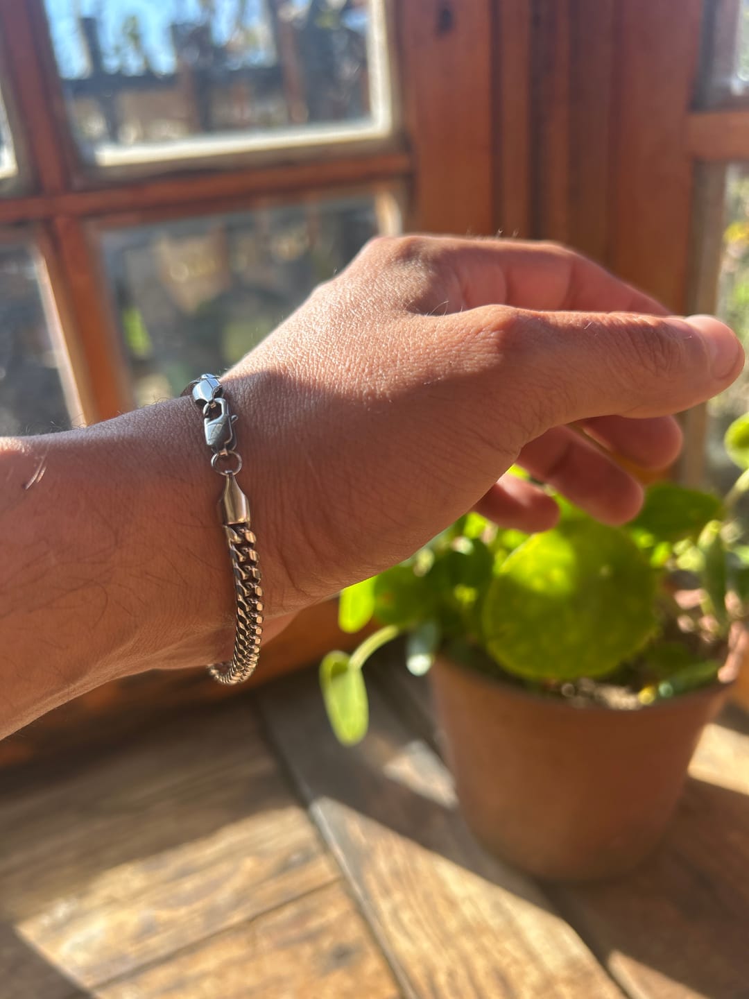 Customer photo review of Pulsera Miami Cuban 5mm