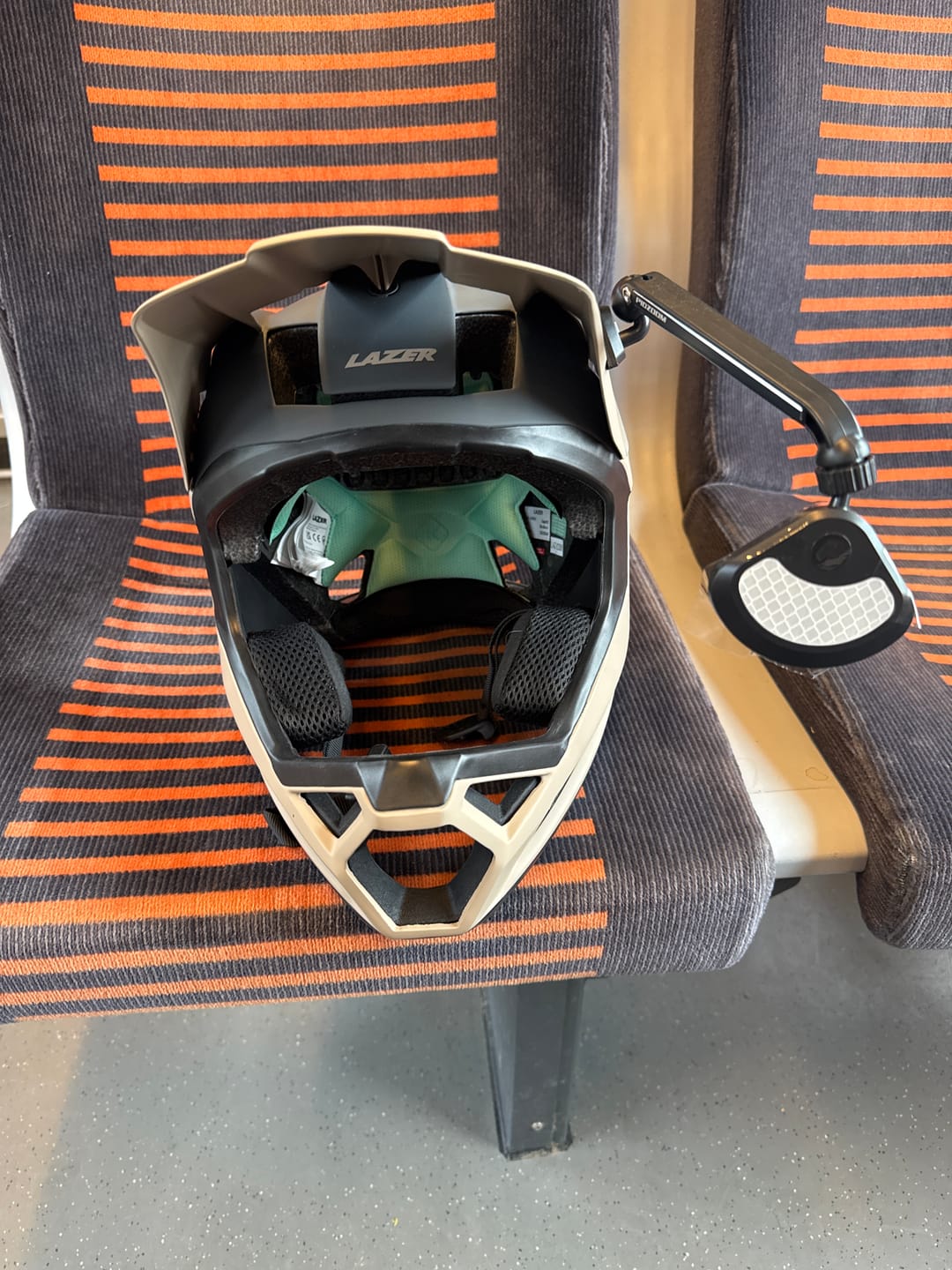 Customer photo review of Helmet Mirror